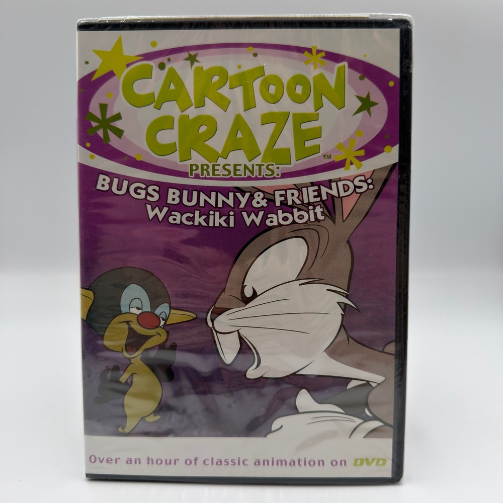 Cartoon Craze Bugs Bunny & Friends Wackiki Wabbit DVD Digiview Productions NEW